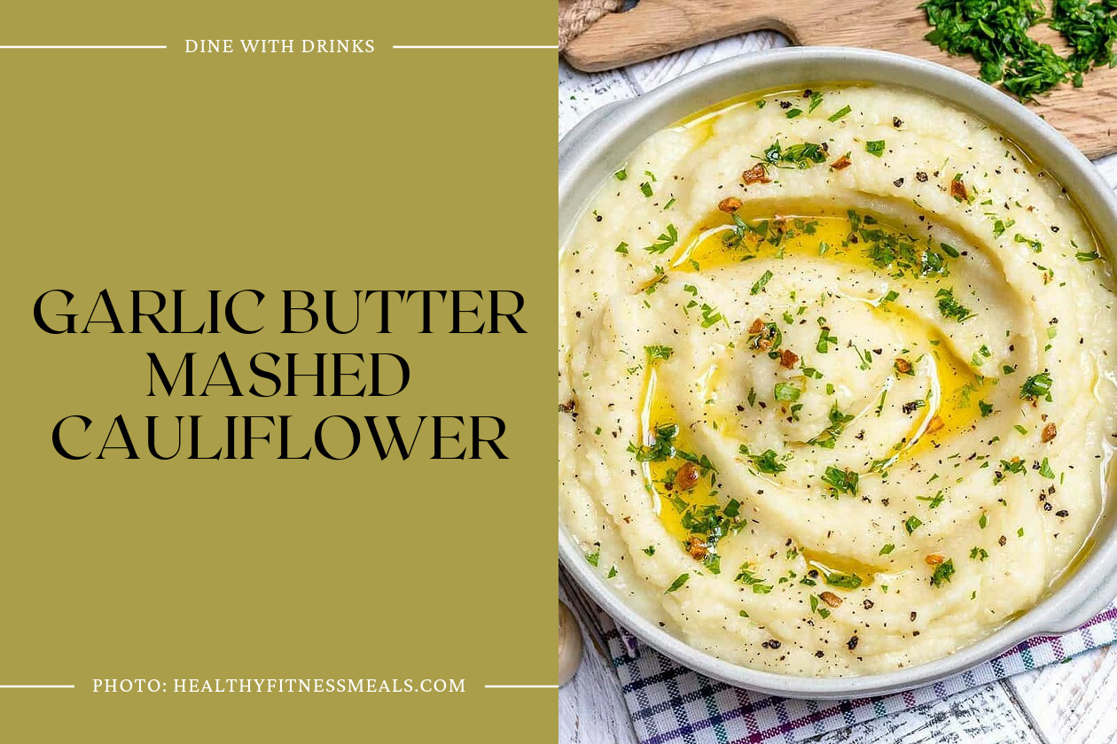 Garlic Butter Mashed Cauliflower