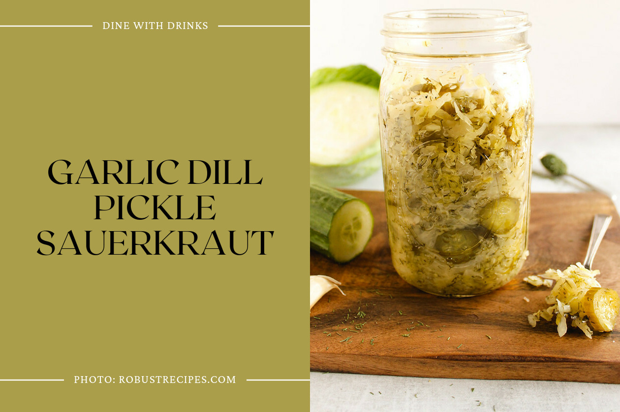 Garlic Dill Pickle Sauerkraut