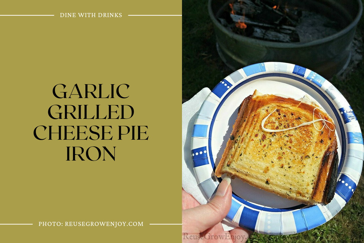 Garlic Grilled Cheese Pie Iron