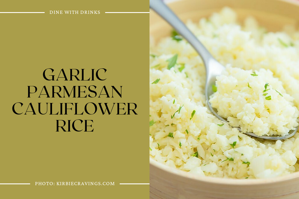 Garlic Parmesan Cauliflower Rice