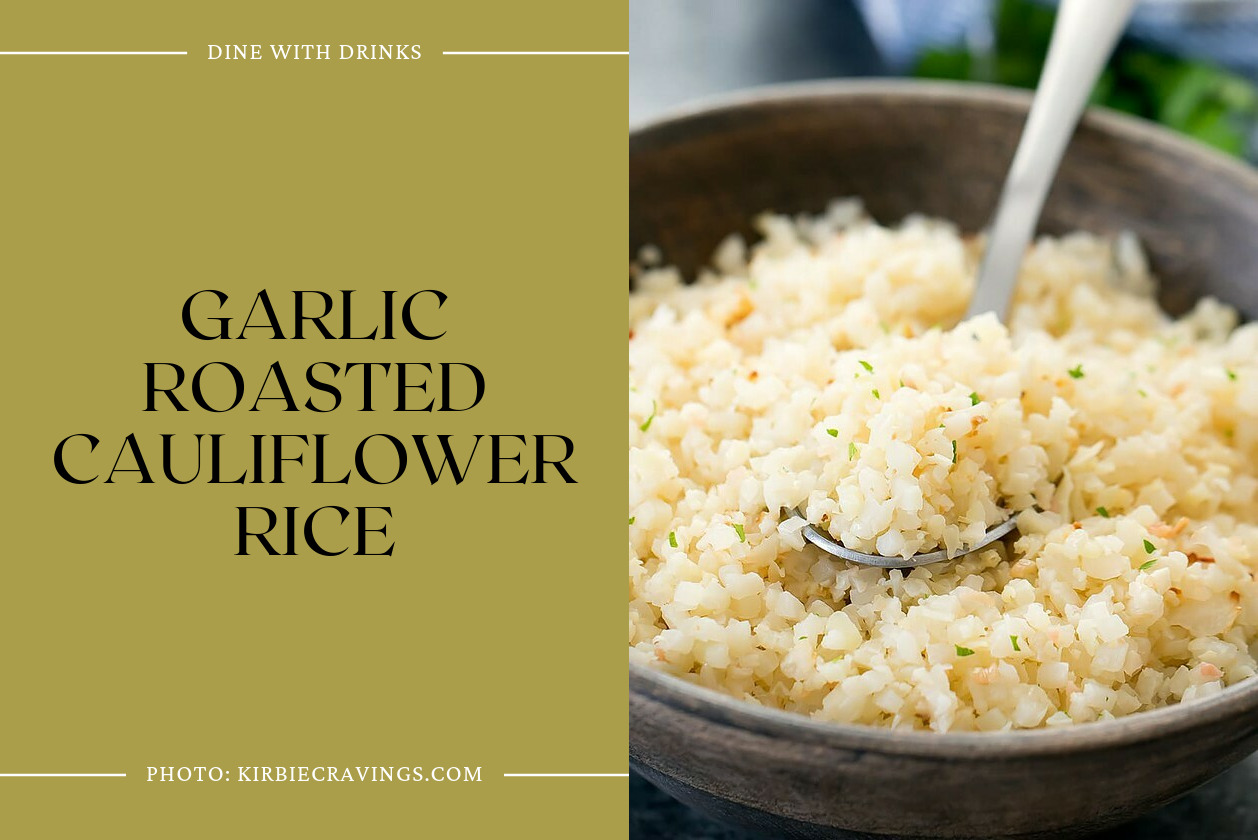 Garlic Roasted Cauliflower Rice