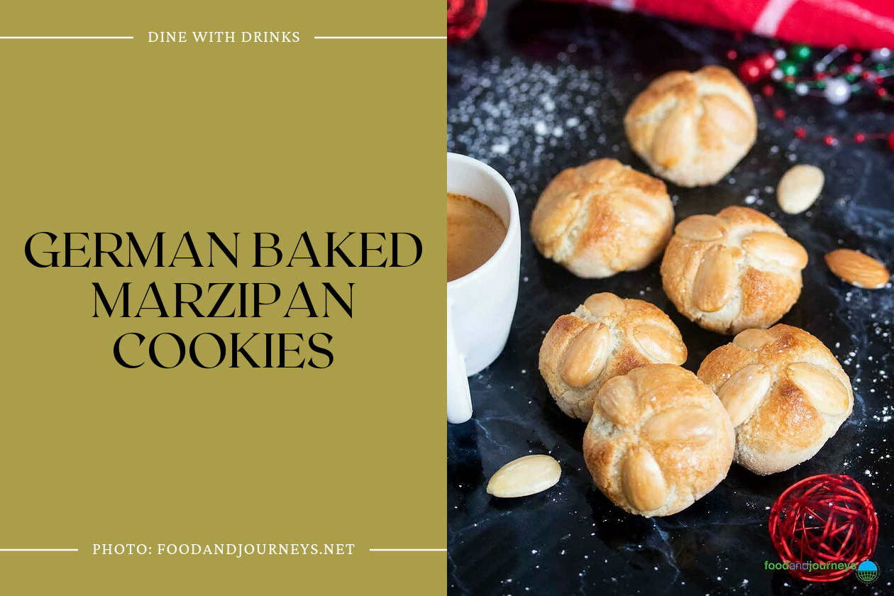 German Baked Marzipan Cookies