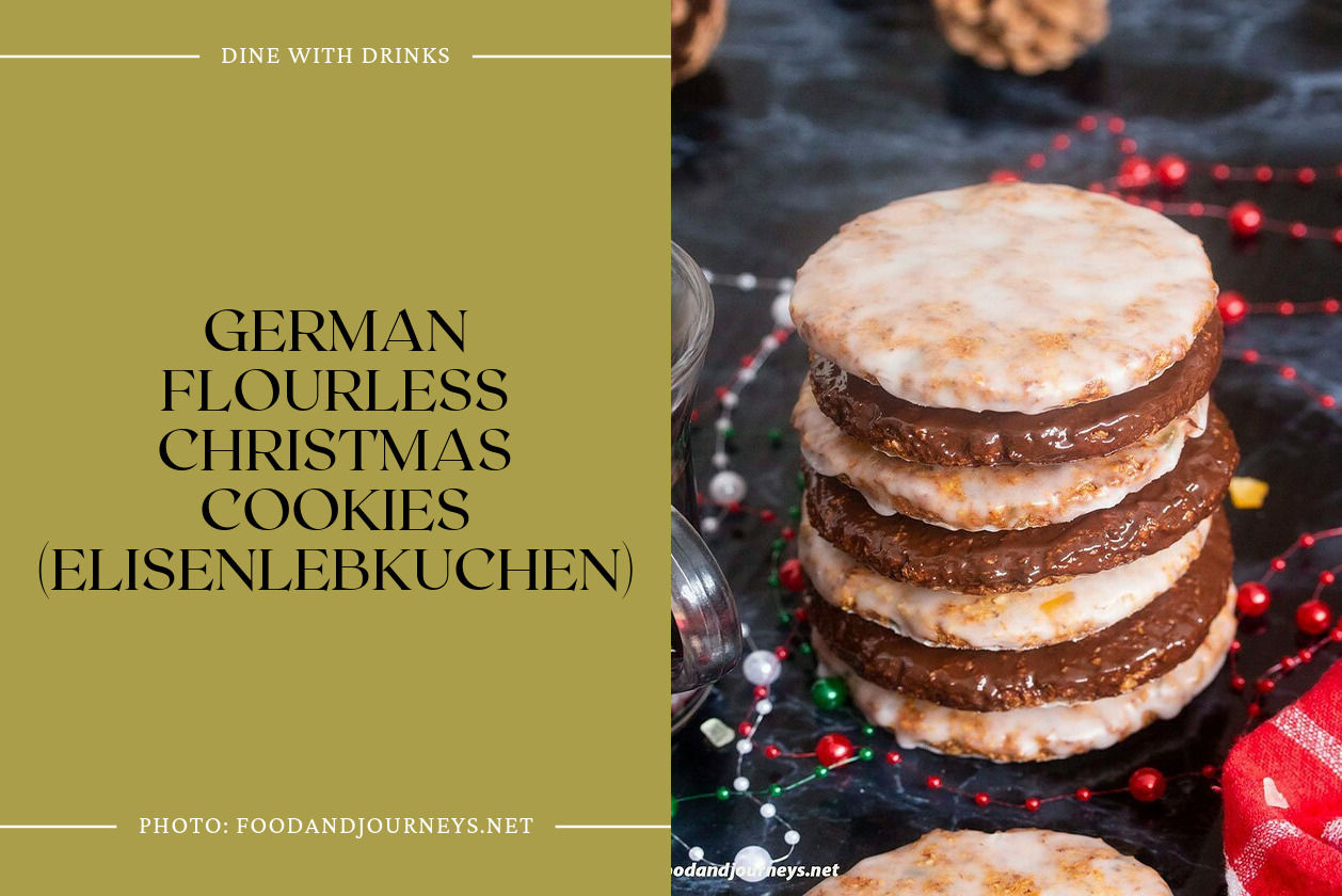 German Flourless Christmas Cookies (Elisenlebkuchen)