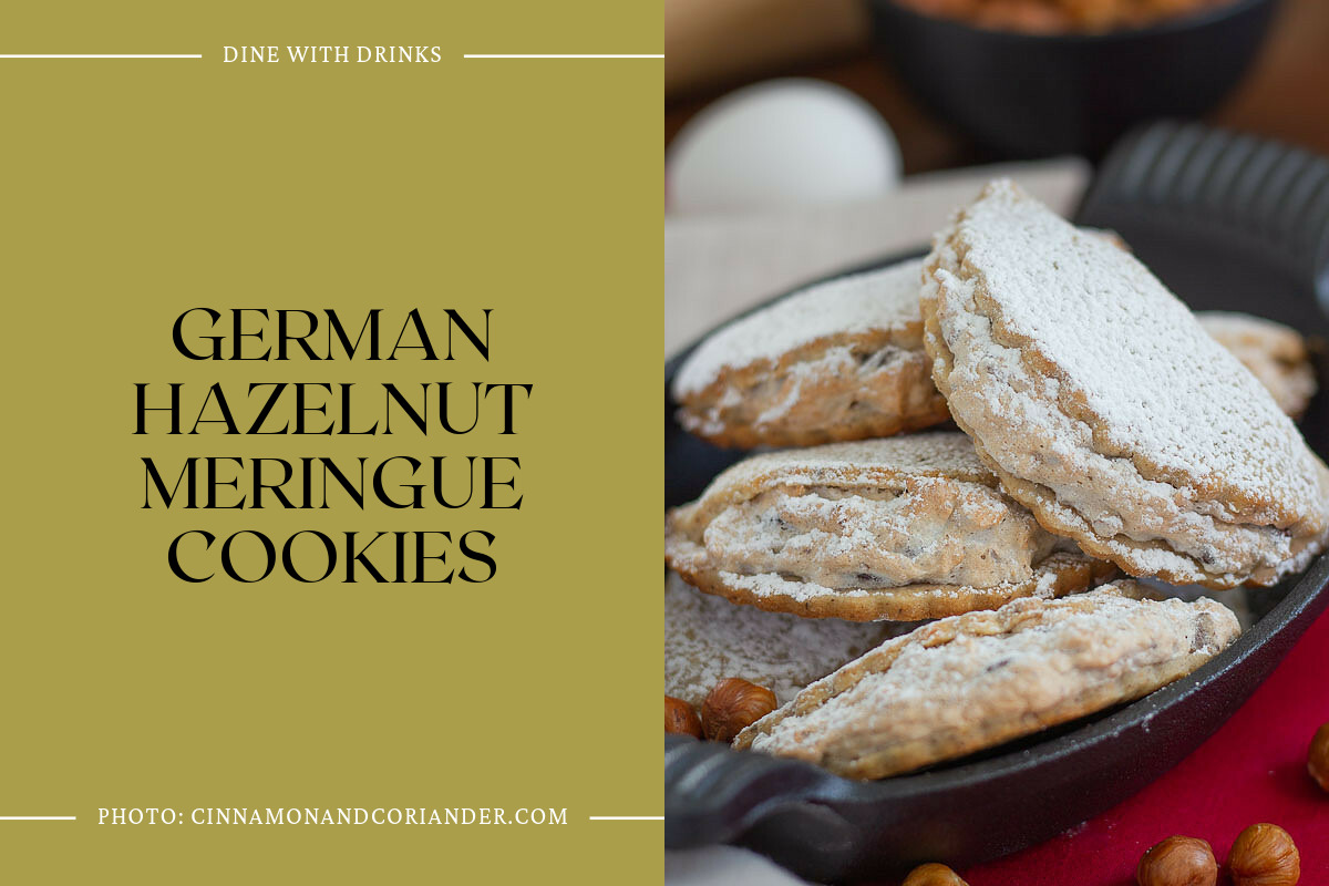 German Hazelnut Meringue Cookies
