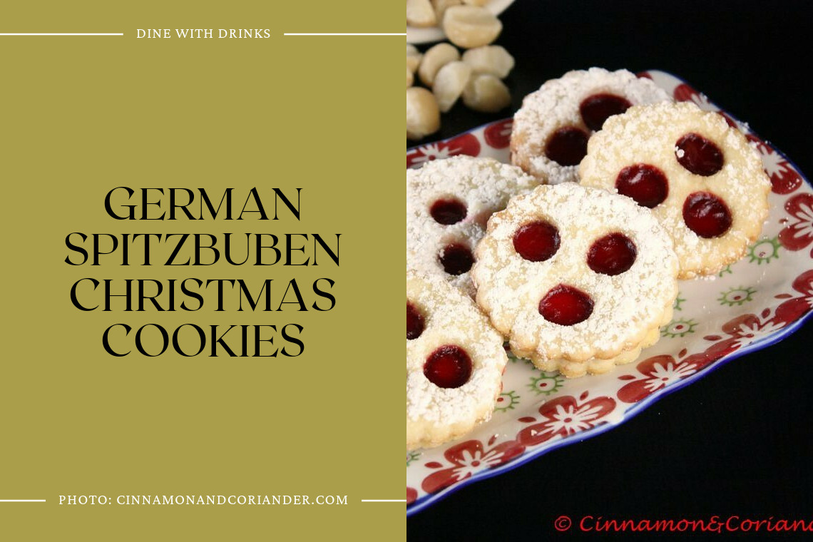 German Spitzbuben Christmas Cookies