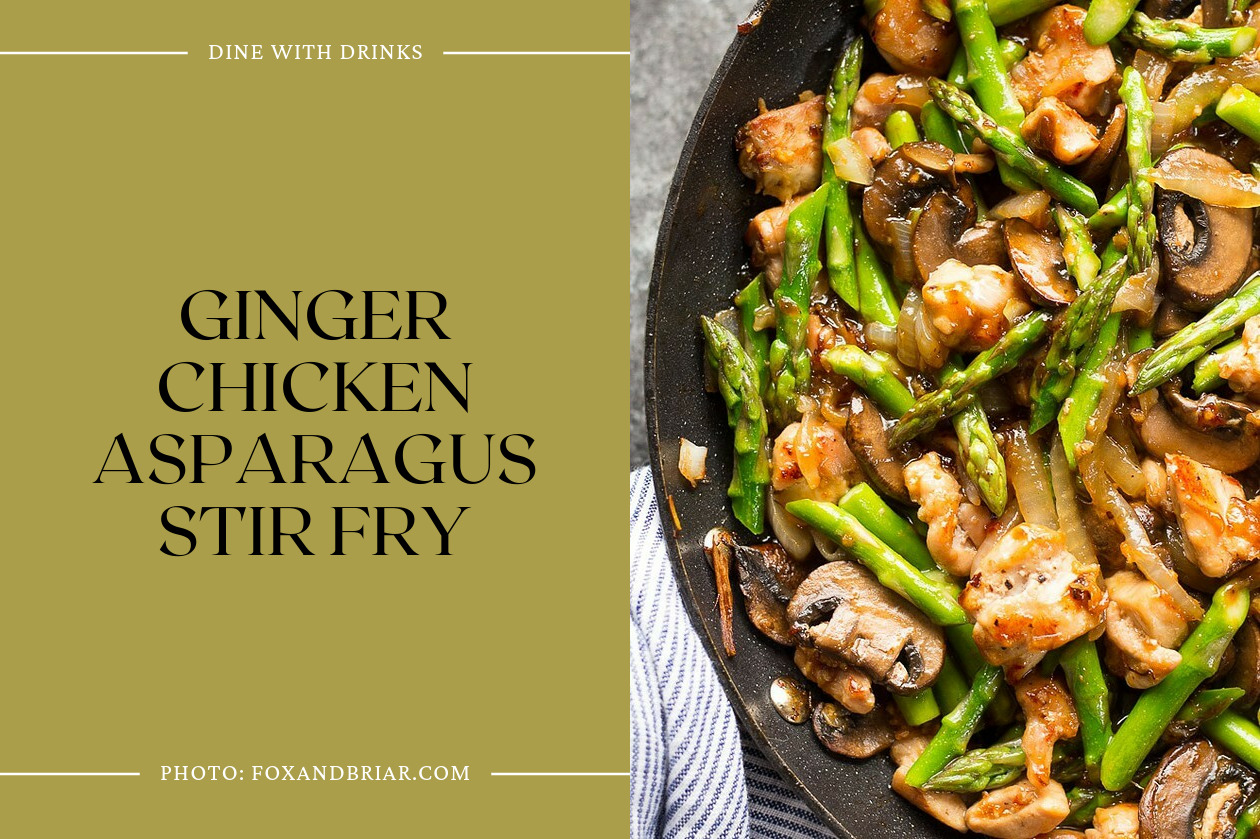 Ginger Chicken Asparagus Stir Fry