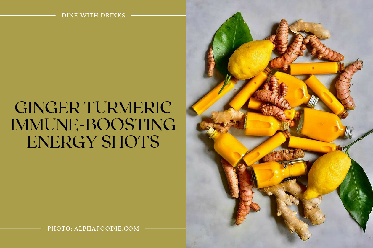Ginger Turmeric Immune-Boosting Energy Shots