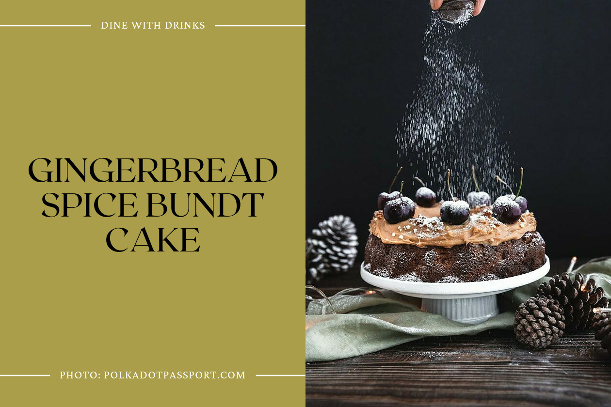 Gingerbread Spice Bundt Cake