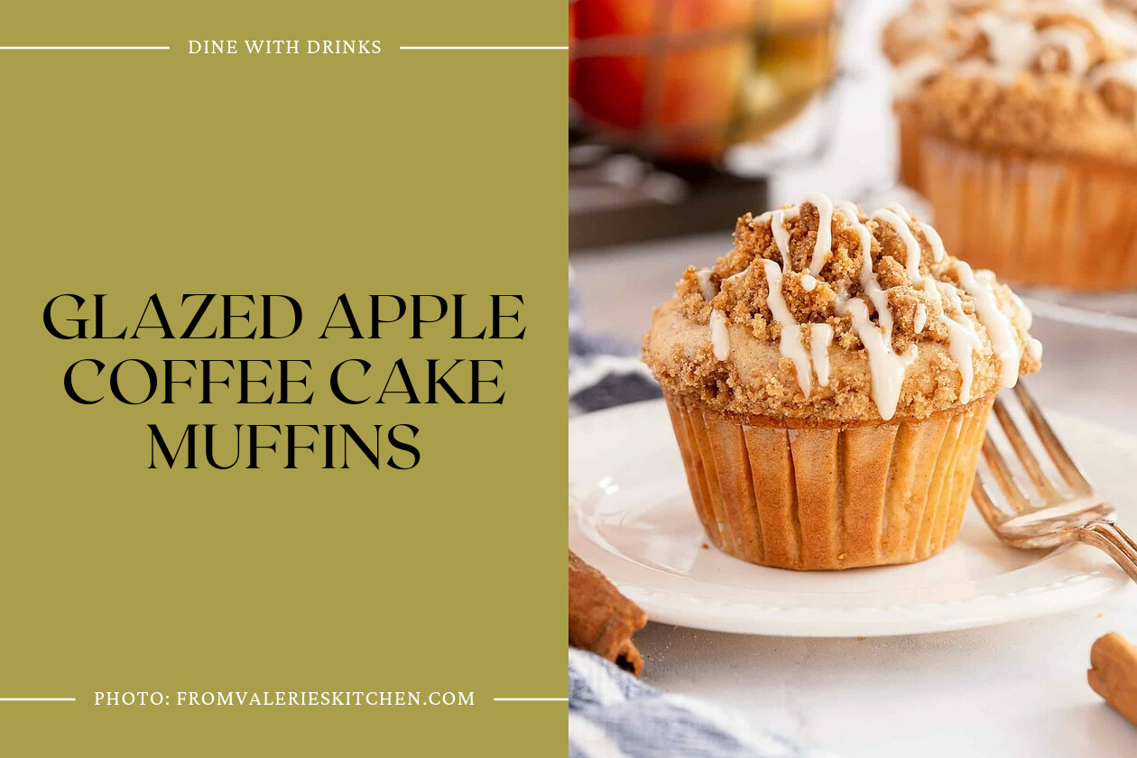 Glazed Apple Coffee Cake Muffins
