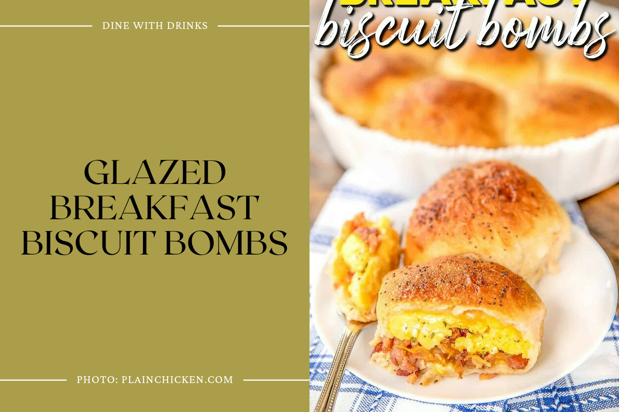 Glazed Breakfast Biscuit Bombs