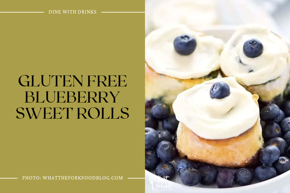 Gluten Free Blueberry Sweet Rolls