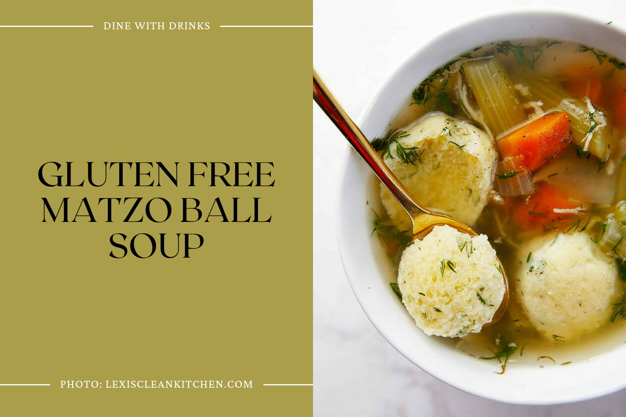 Gluten Free Matzo Ball Soup