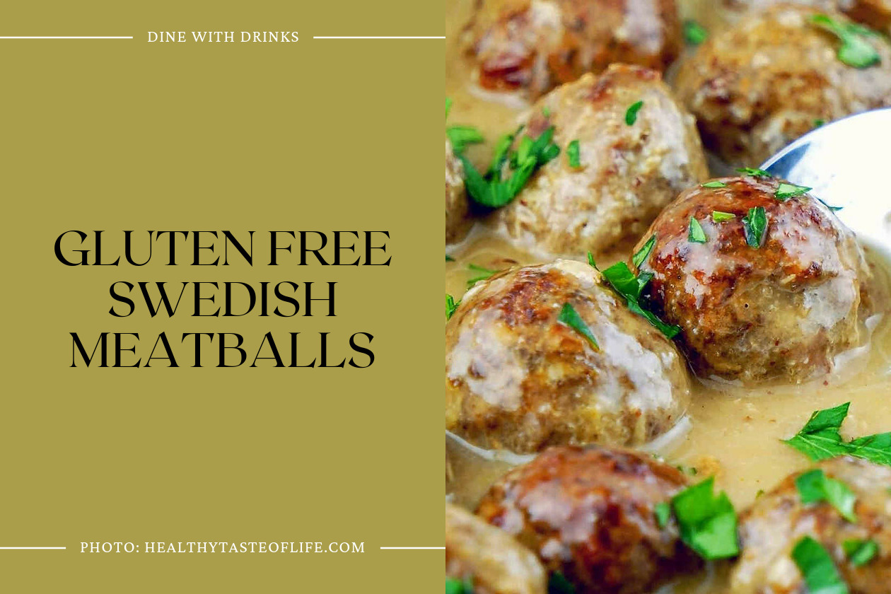 Gluten Free Swedish Meatballs