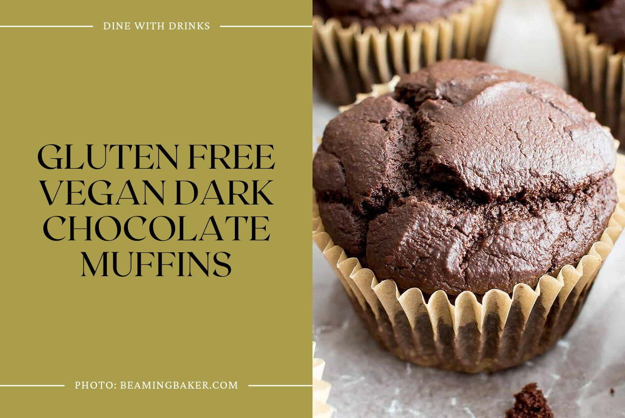 Gluten Free Vegan Dark Chocolate Muffins
