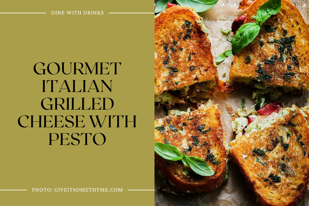 Gourmet Italian Grilled Cheese With Pesto