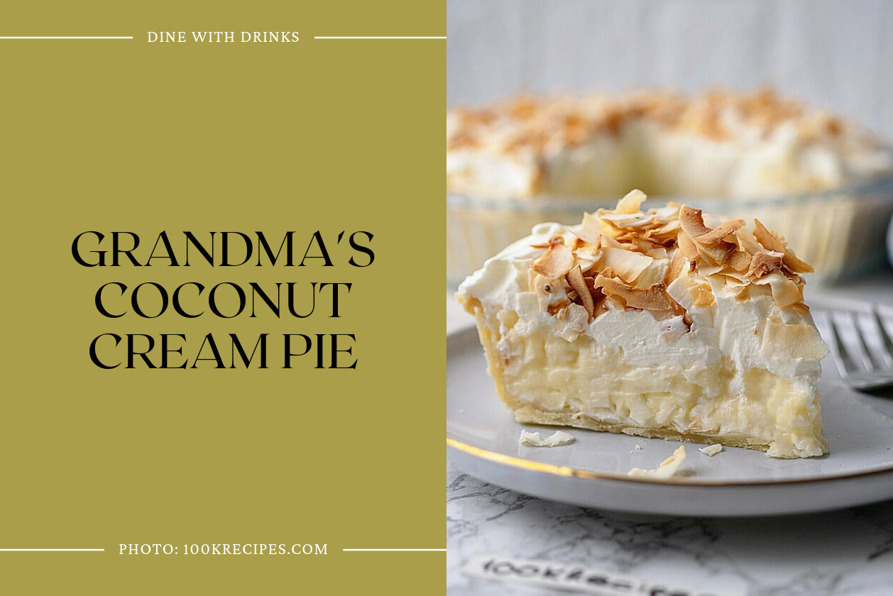 Grandma's Coconut Cream Pie