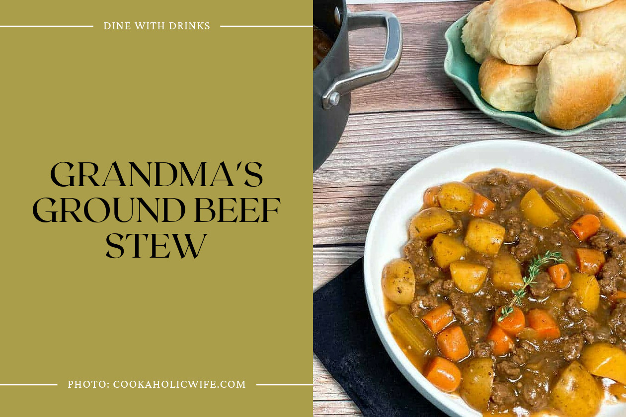 Grandma's Ground Beef Stew