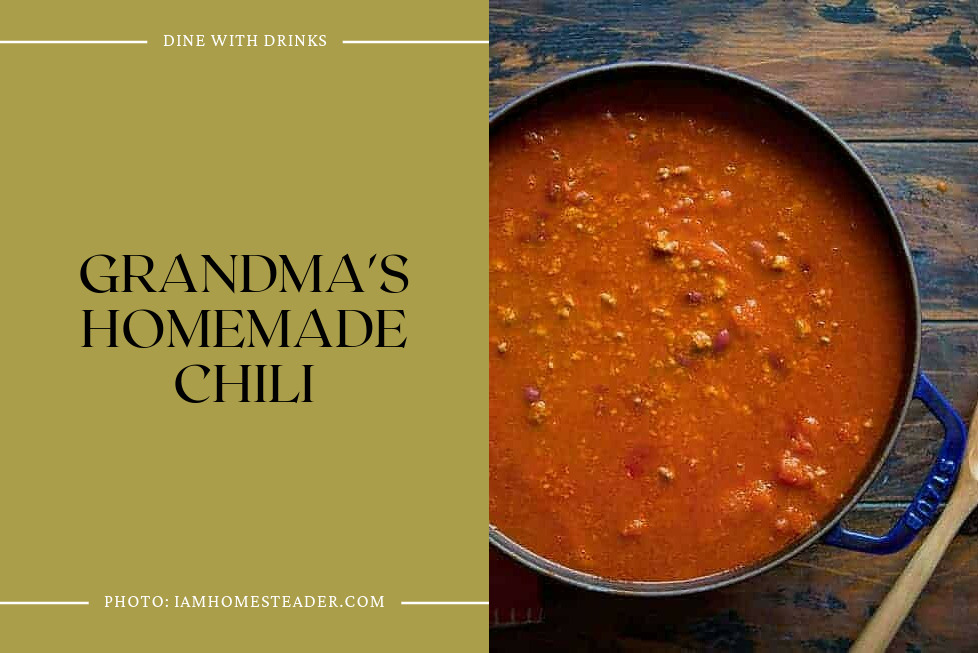 Grandma's Homemade Chili