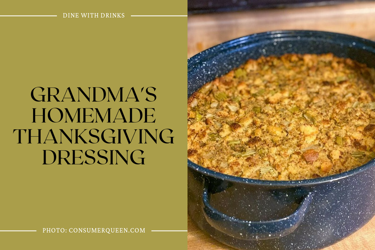 Grandma's Homemade Thanksgiving Dressing