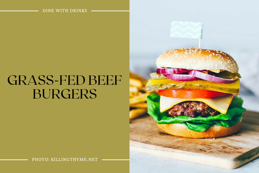 Grass-Fed Beef Burgers