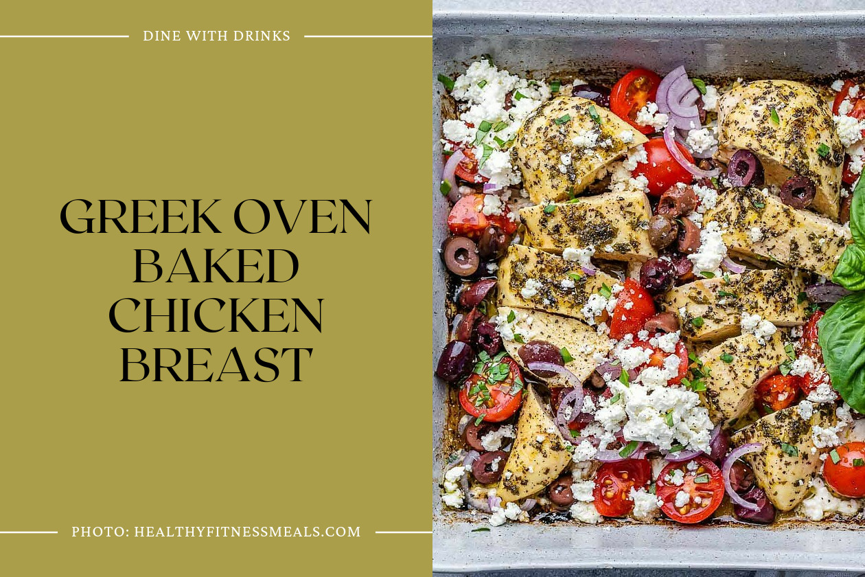 Greek Oven Baked Chicken Breast