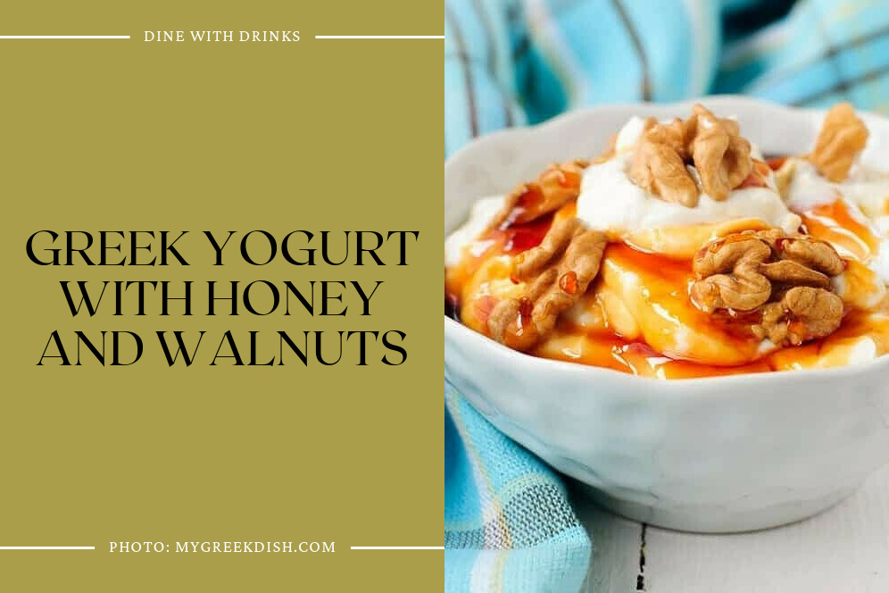 Greek Yogurt With Honey And Walnuts