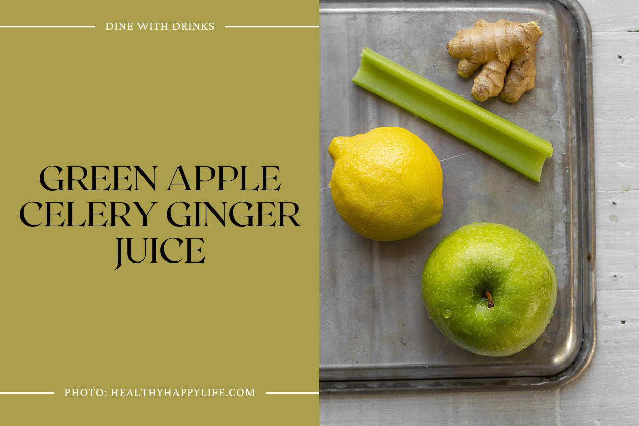 Green Apple Celery Ginger Juice