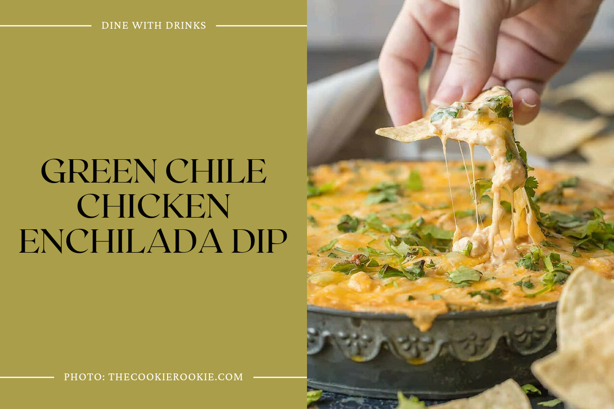 Green Chile Chicken Enchilada Dip
