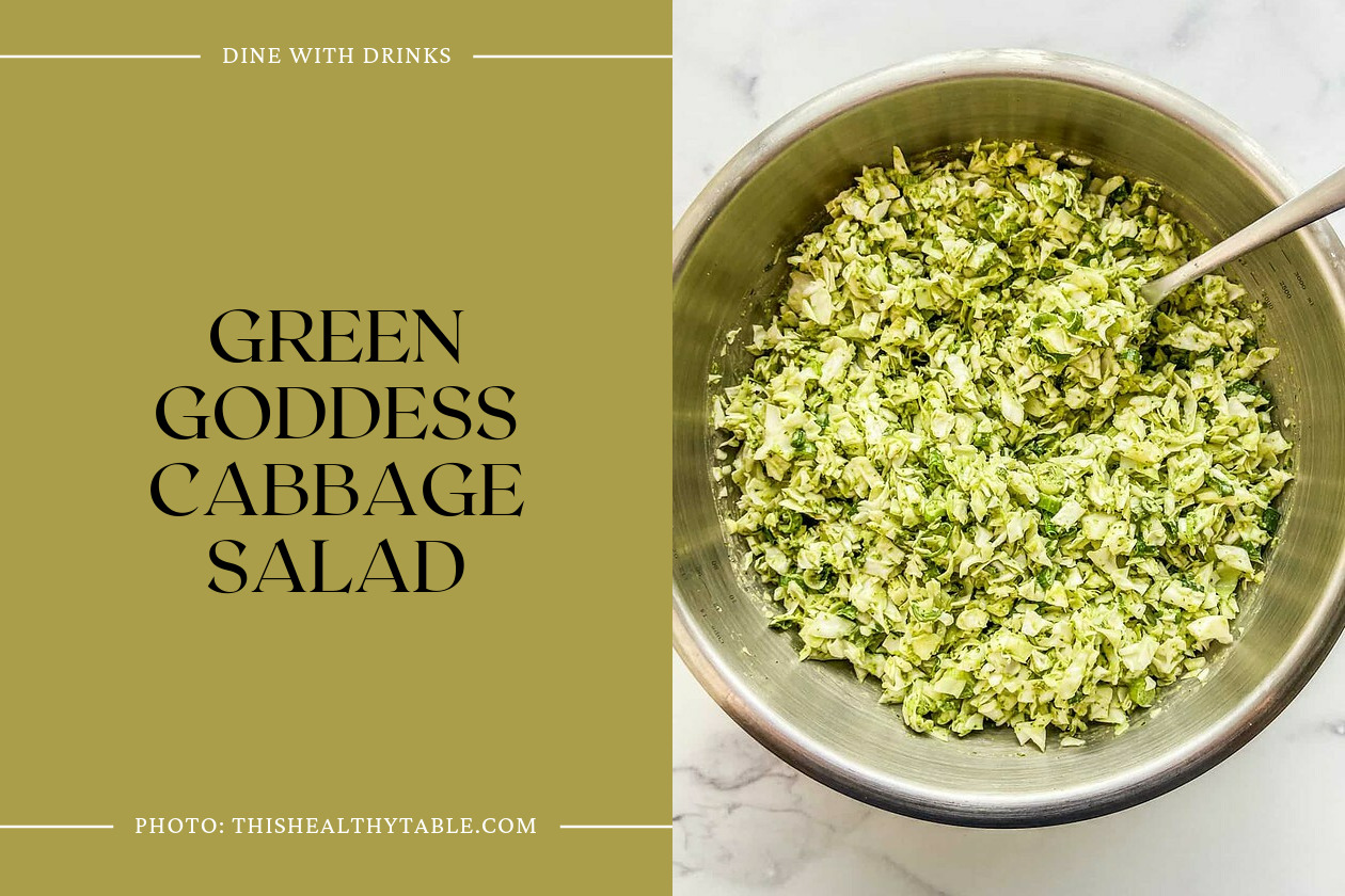 Green Goddess Cabbage Salad