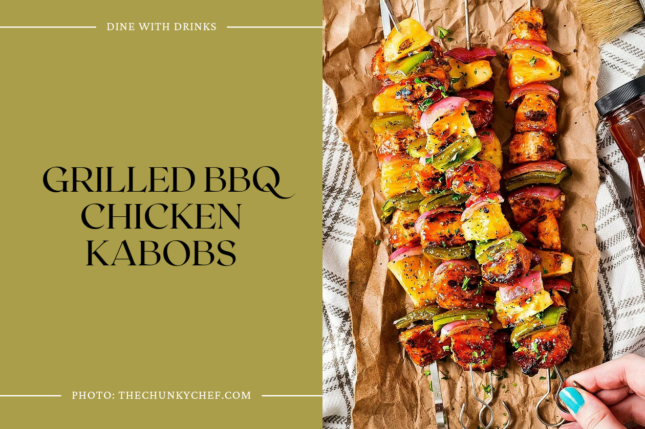 Grilled Bbq Chicken Kabobs