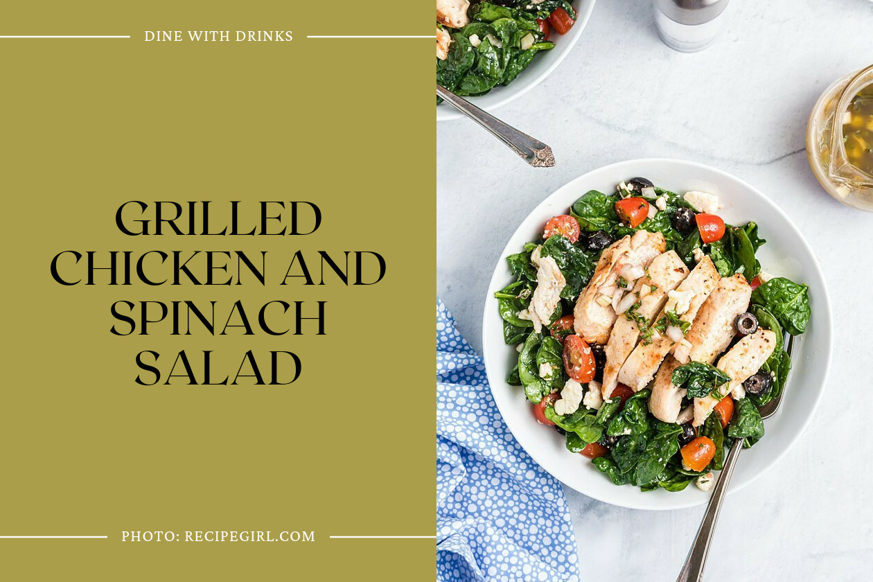 Grilled Chicken And Spinach Salad