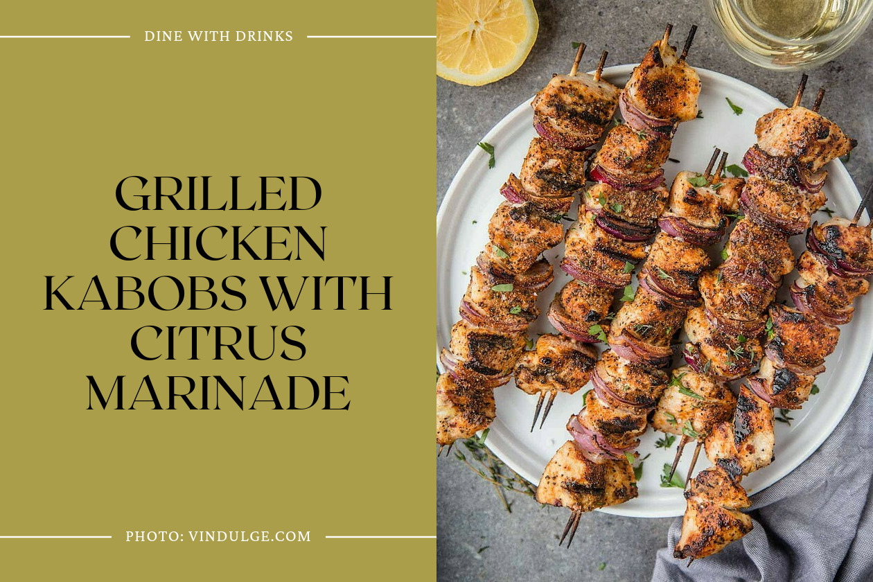 Grilled Chicken Kabobs With Citrus Marinade