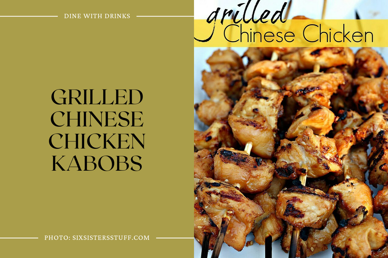 Grilled Chinese Chicken Kabobs
