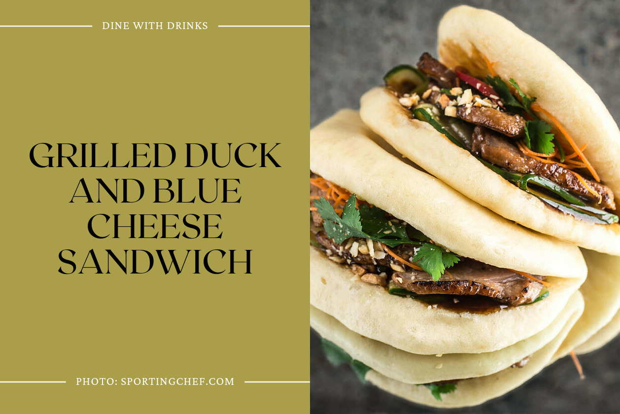 Grilled Duck And Blue Cheese Sandwich