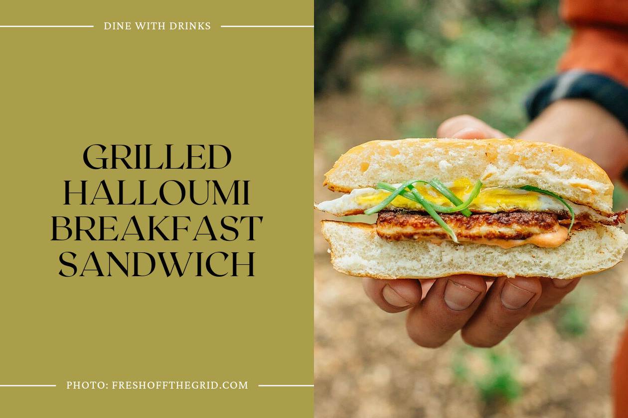 Grilled Halloumi Breakfast Sandwich