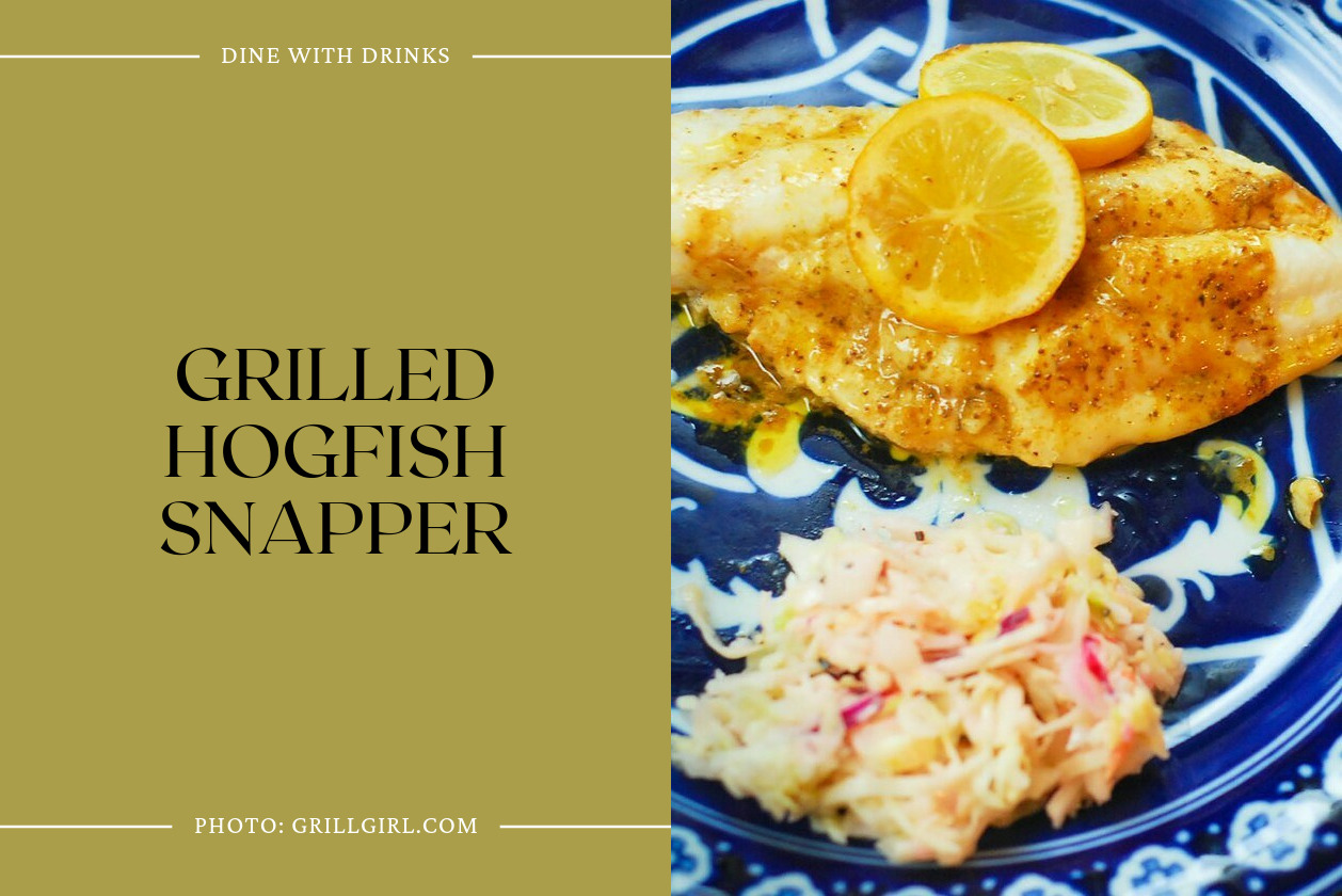 Grilled Hogfish Snapper
