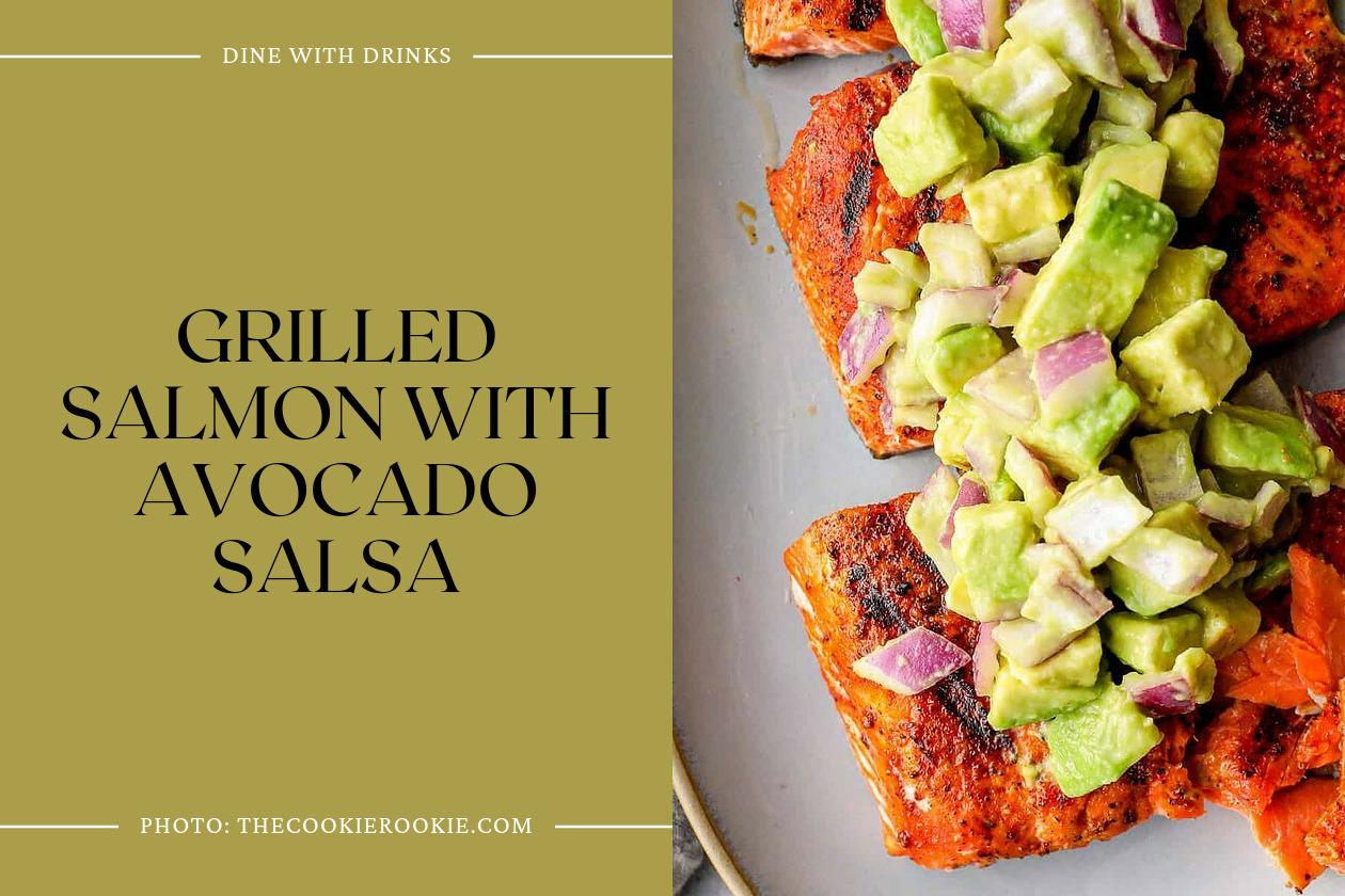 Grilled Salmon With Avocado Salsa