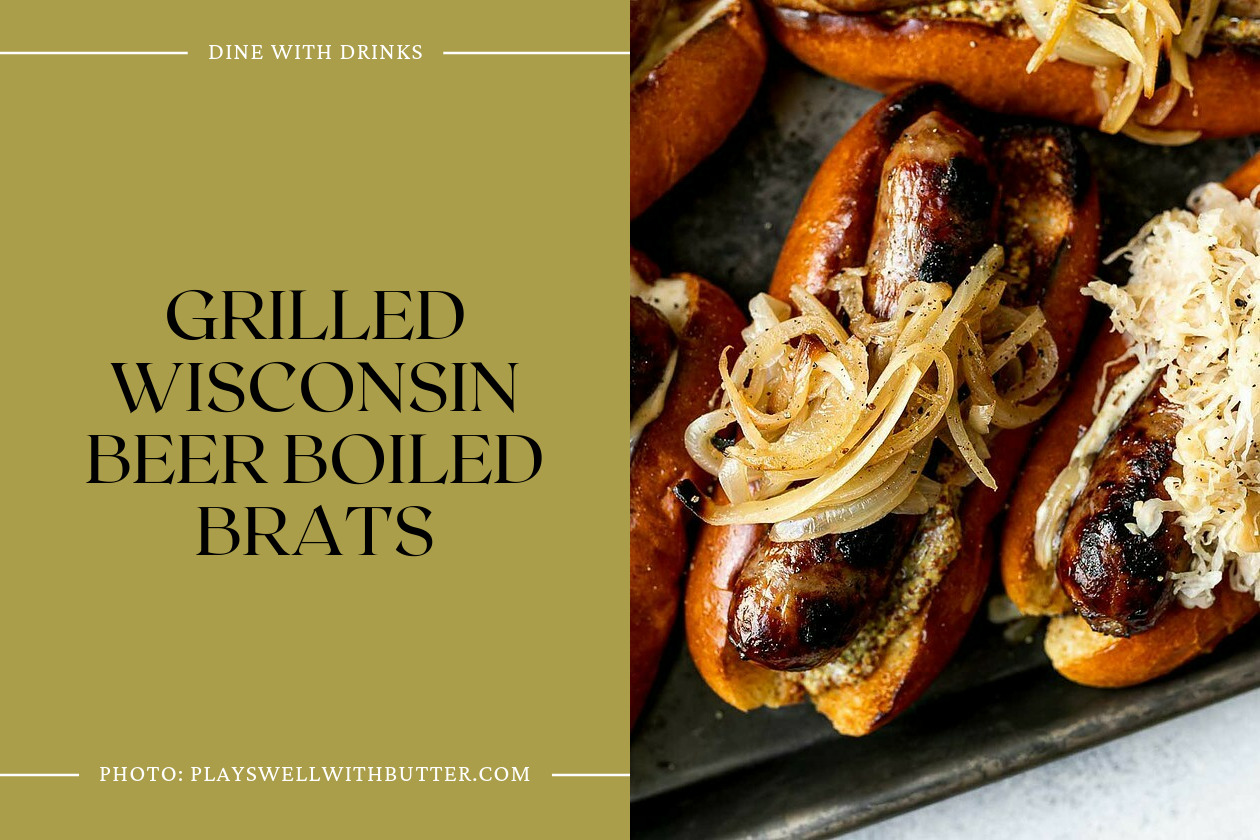 Grilled Wisconsin Beer Boiled Brats