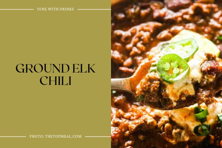 35 Ground Elk Recipes Unleash Your Inner Wild Chef DineWithDrinks   Ground Elk Chili 768x512 