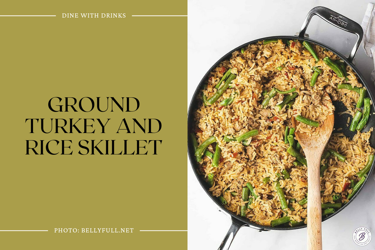 Ground Turkey And Rice Skillet