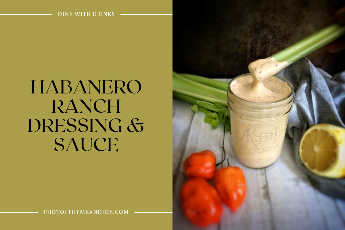 Habanero Ranch Dressing & Sauce