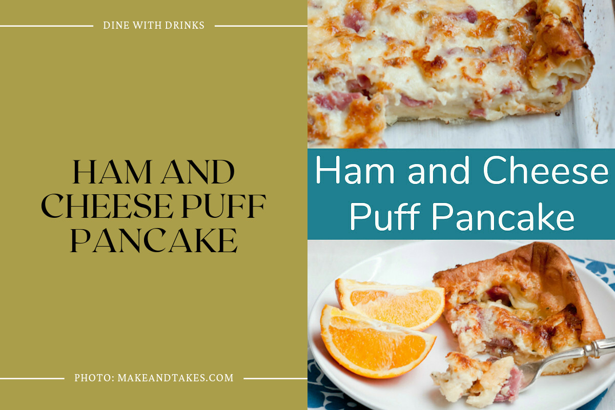 Ham And Cheese Puff Pancake