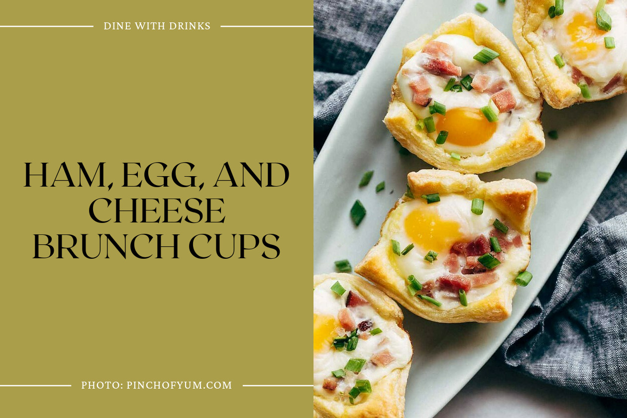 Ham, Egg, And Cheese Brunch Cups
