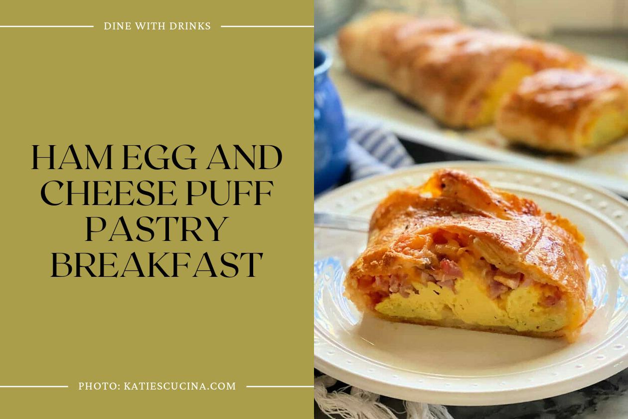 Ham Egg And Cheese Puff Pastry Breakfast