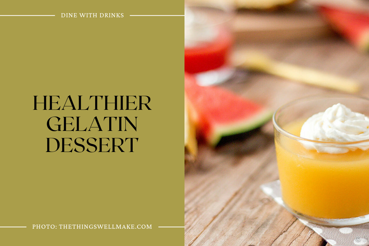 Healthier Gelatin Dessert