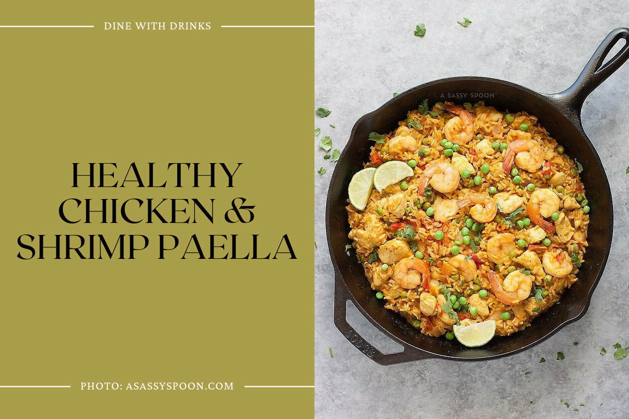 Healthy Chicken & Shrimp Paella