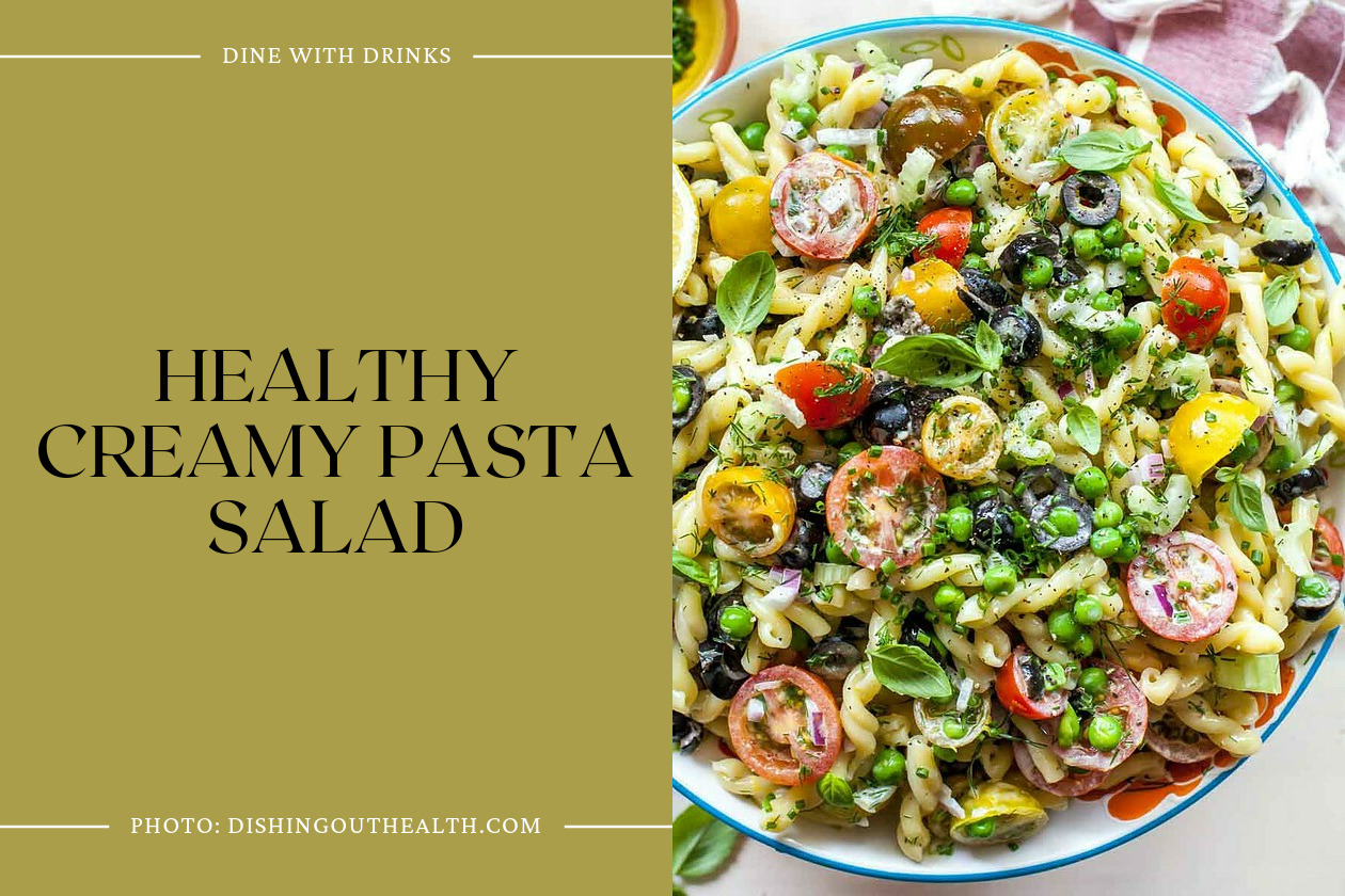 Healthy Creamy Pasta Salad