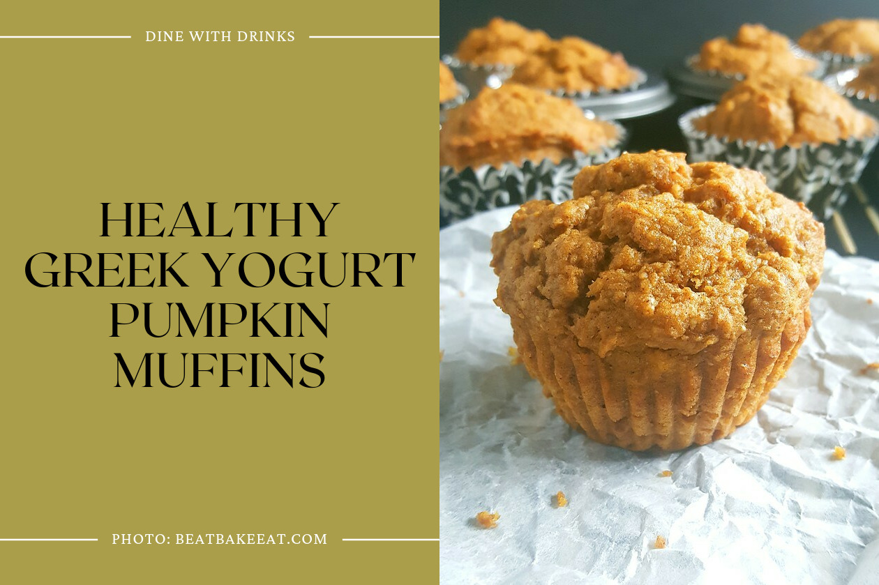 Healthy Greek Yogurt Pumpkin Muffins