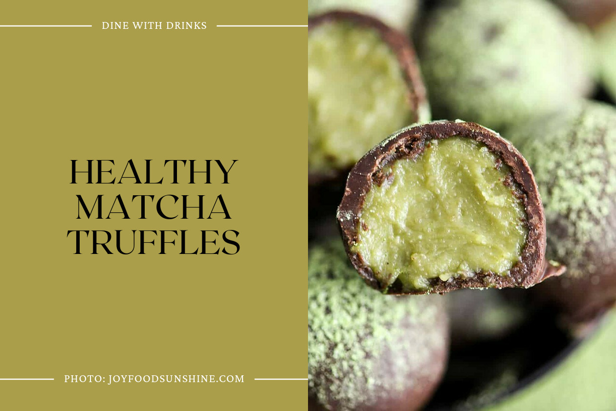Healthy Matcha Truffles