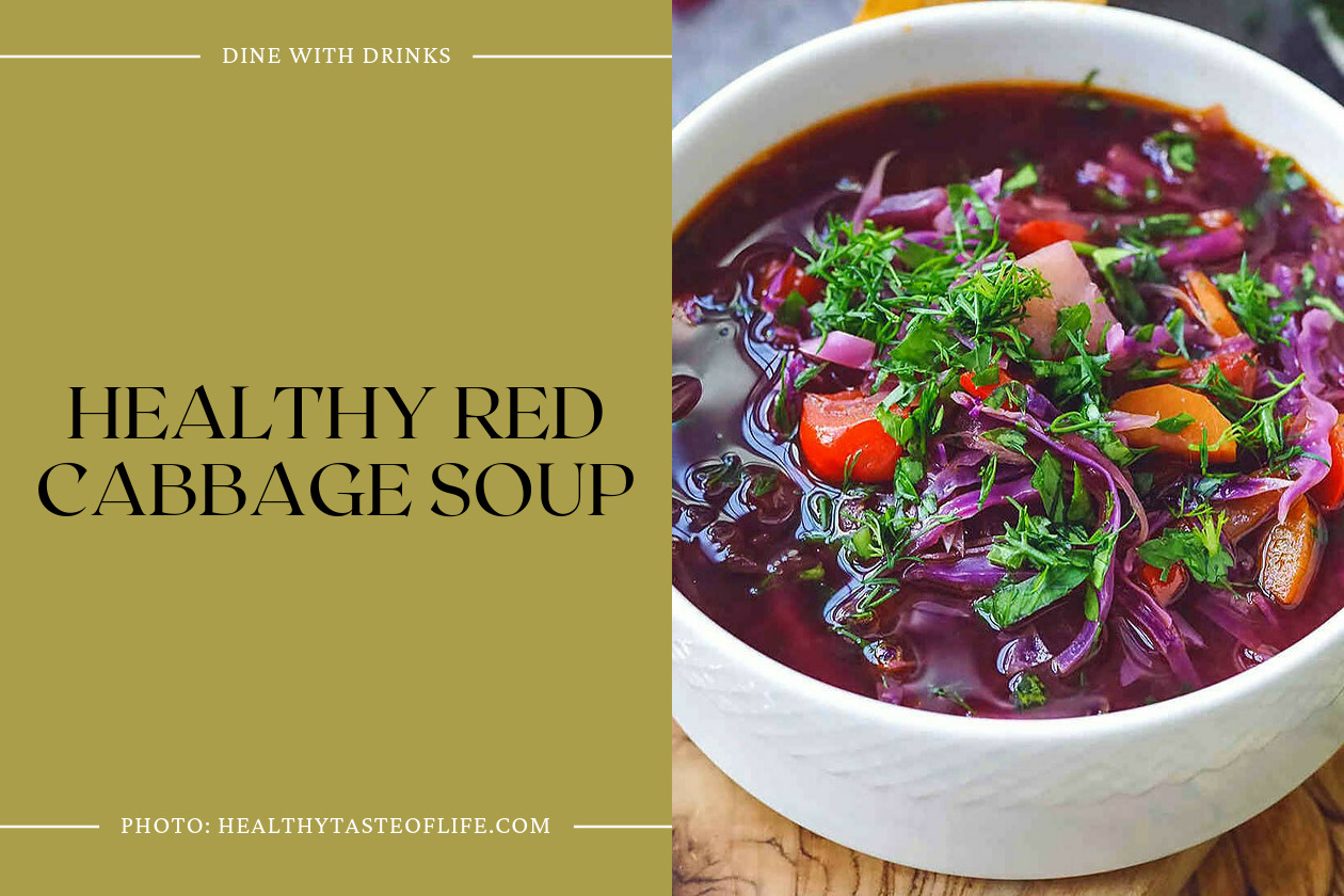 Healthy Red Cabbage Soup